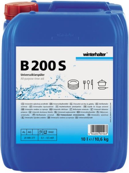 Nabłyszczacz kwaśny do twardej wody Winterhalter B200S – 10L