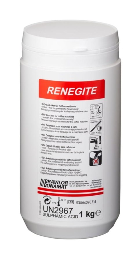 Odkamieniacz Renegite 1kg Bravilor Bonamat – chemia do ekspresów