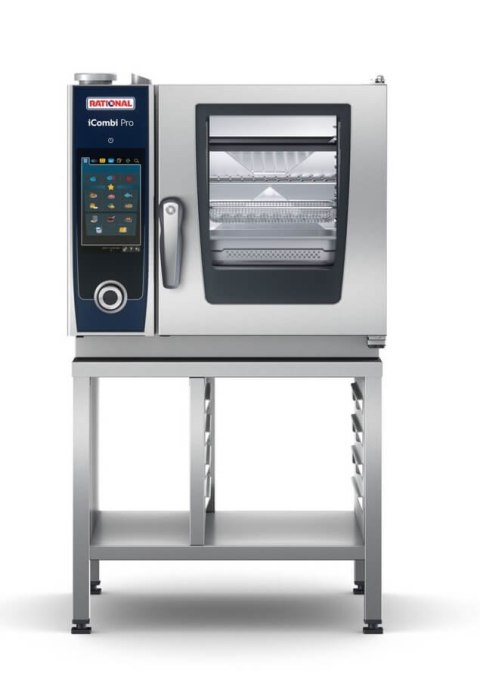 Piec konwekcyjno-parowy RATIONAL iCombi Pro XS – elektryczny, 6 × GN 2/3 - piec na wyższej podstawie