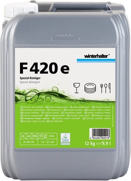 Winterhalter F420 – płyn do zmywarek gastronomicznych, 12 kg Winterhalter F420 – płyn do zmywarek gastronomicznych, 12 kg
