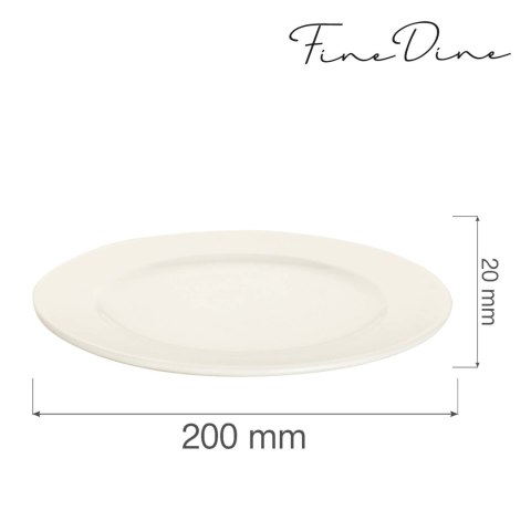 Talerz płytki Crema 200 mm - Fine Dine Talerz płytki Crema 200 mm - Fine Dine
