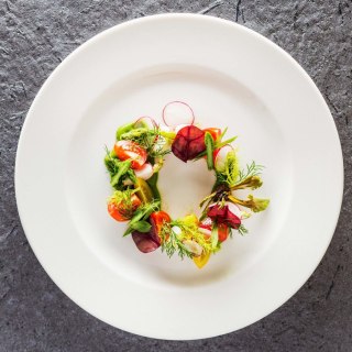 Talerz płytki Crema 200 mm - Fine Dine
