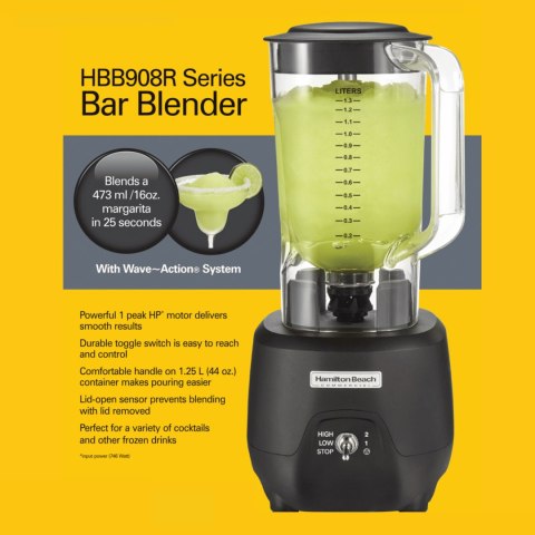 Profesjonalny blender barmański HBB908R-CE 1.25l - Hamilton Beach Commercial Profesjonalny blender barmański HBB908R-CE 1.25l - Hamilton Beach Commercial