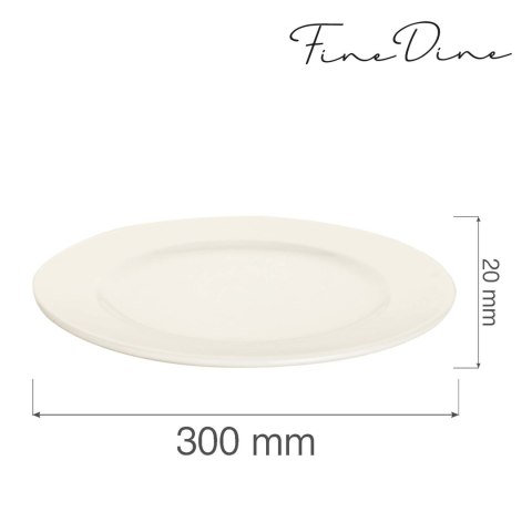Talerz płytki Crema 300 mm - Fine Dine Talerz płytki Crema 300 mm - Fine Dine