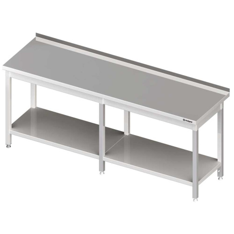 Stół przyścienny z półką 700x600x850 mm skręcany Stół przyścienny z półką 700x600x850 mm skręcany
