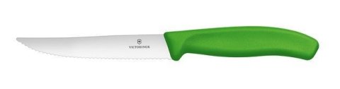 Victorinox Swis Classic Nóż do pizzy, ząbkowany, ostry czubek, zielony Victorinox Victorinox Swis Classic Nóż do pizzy, ząbkowany, ostry czubek, zielony Victorinox