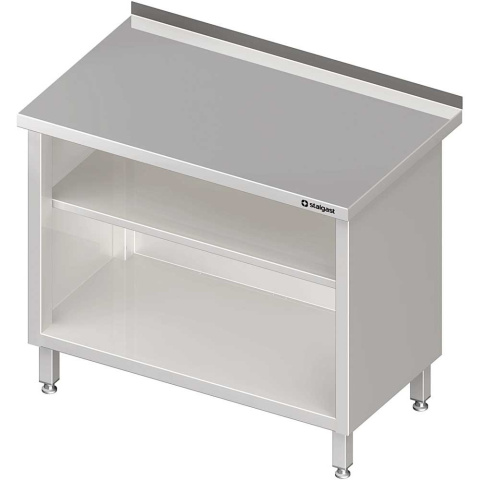 Stół przyścienny, zabudowany z 2-ma półkami 800x700x850 mm Stół przyścienny, zabudowany z 2-ma półkami 800x700x850 mm