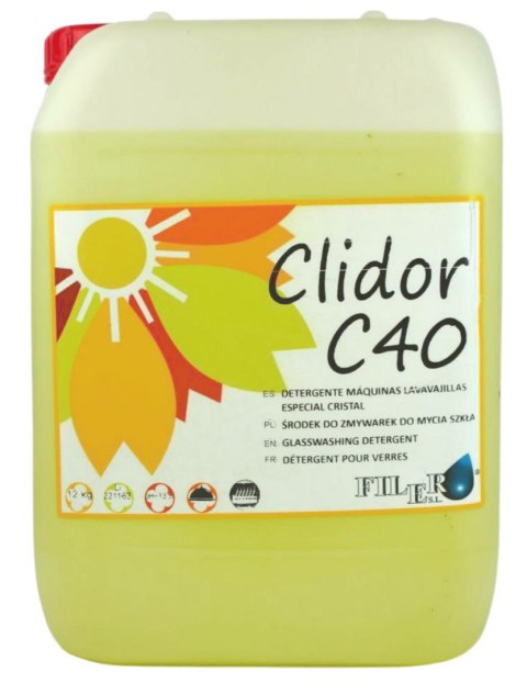 Płyn CLIDOR C40 FILER – 12kg do szkła i porcelany Płyn CLIDOR C40 FILER – 12kg do szkła i porcelany