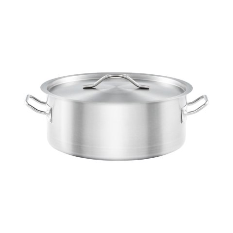 Garnek niski z pokrywką, stalowy, Basic, Ø 280 mm, V 5.5 l Garnek niski z pokrywką, stalowy, Basic, Ø 280 mm, V 5.5 l