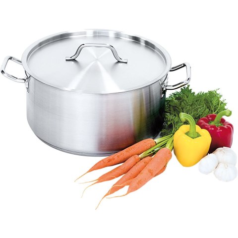 Garnek niski z pokrywką, stalowy, Ø 200 mm, V 3.3 l Garnek niski z pokrywką, stalowy, Ø 200 mm, V 3.3 l