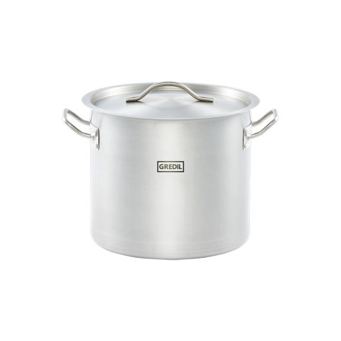 Garnek wysoki z pokrywką, stalowy, Ø 280 mm, V 15.4 l Garnek wysoki z pokrywką, stalowy, Ø 280 mm, V 15.4 l