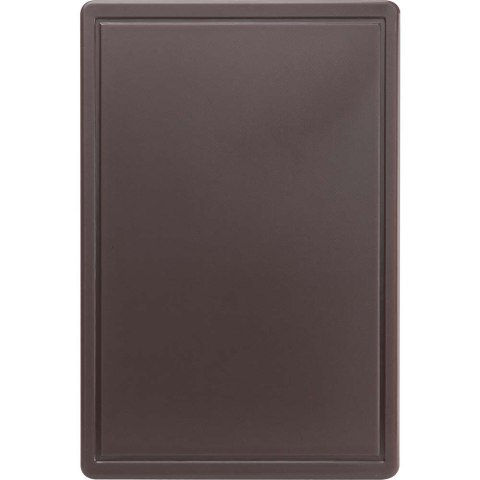 Deska do krojenia, brązowa, HACCP, 600x400x18 mm Deska do krojenia, brązowa, HACCP, 600x400x18 mm