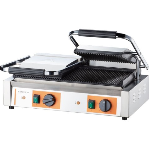 Kontakt grill podwójny ryflowany, P 3.6 kW Kontakt grill podwójny ryflowany, P 3.6 kW
