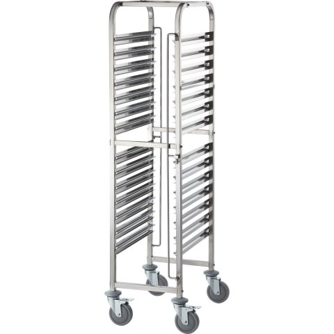 Wózek transportowy ze stali nierdzewnej, 14x GN 1/1 Wózek transportowy ze stali nierdzewnej, 14x GN 1/1