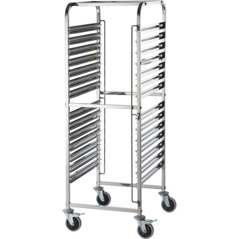 Wózek transportowy ze stali nierdzewnej, 14x GN 2/1 Wózek transportowy ze stali nierdzewnej, 14x GN 2/1