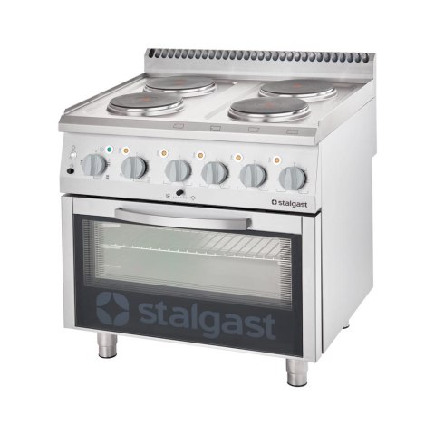 Kuchnia elektryczna, 4-polowa z piekarnikiem elektrycznym, 10.4+7 kW Kuchnia elektryczna, 4-polowa z piekarnikiem elektrycznym, 10.4+7 kW