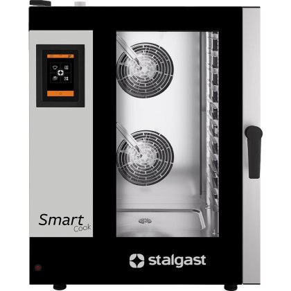 Piec konwekcyjno-parowy Stalgast SmartCook 11x GN 2/1 - dotykowy, mycie automatyczne, sonda, 28,5 kW, 400 V