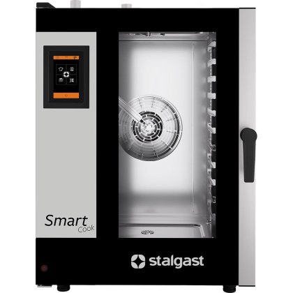 Piec konwekcyjno-parowy gazowy Stalgast SmartCook 11x GN 2/1 - dotykowy, mycie automatyczne, sonda, 28 kW, G20