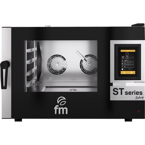 Piec konwekcyjno-parowy, piekarniczy z systemem mycia, ST-Bakery, dotykowy, 4x(600x400), P 7.5 kW Piec konwekcyjno-parowy, piekarniczy z systemem mycia, ST-Bakery, dotykowy, 4x(600x400), P 7.5 kW