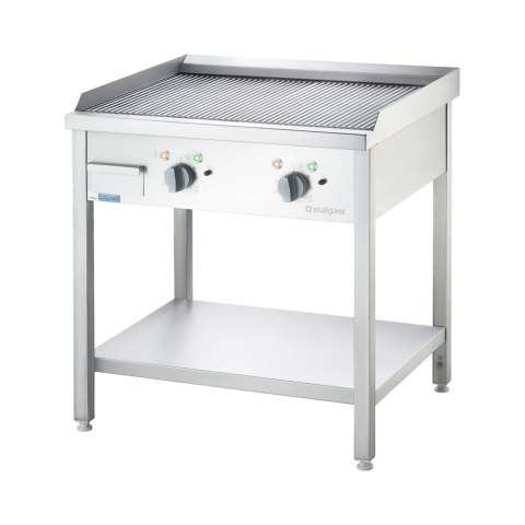 Płyta grillowa elektryczna, wolnostojąca, ryflowana, P 8.1 kW, U 400 V Płyta grillowa elektryczna, wolnostojąca, ryflowana, P 8.1 kW, U 400 V