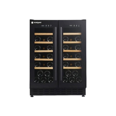 Chłodziarka do wina, dwustrefowa z zamkiem na klucz, V 120 L Chłodziarka do wina, dwustrefowa z zamkiem na klucz, V 120 L