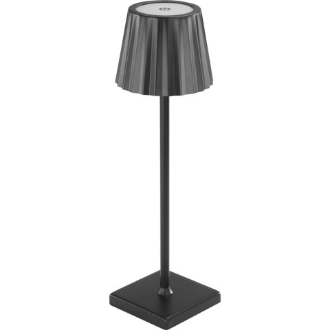 Lampka stołowa LED, bezprzewodowa, czarna, H 375 mm Lampka stołowa LED, bezprzewodowa, czarna, H 375 mm