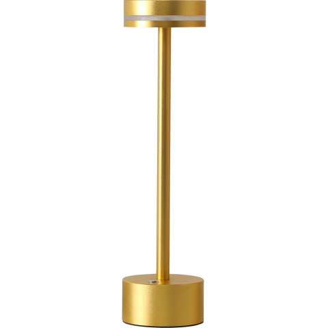 Lampka stołowa LED, złota, bezprzewodowa, H 320 mm Lampka stołowa LED, złota, bezprzewodowa, H 320 mm