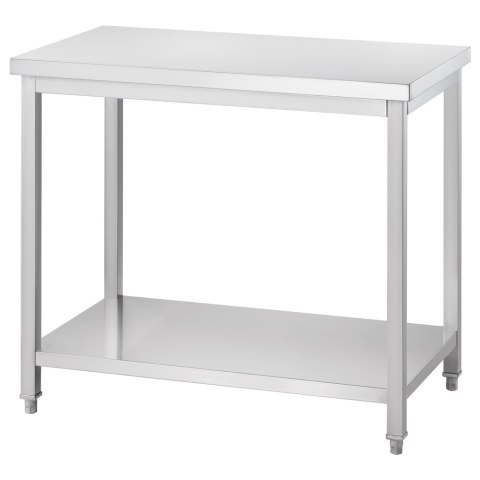 Stół centralny z półką 600x600x850 mm skręcany, kod: 676266 | GREDIL Stół centralny z półką 600x600x850 mm skręcany, kod: 676266 | GREDIL