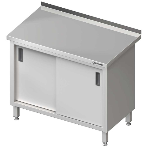 Stół przyścienny z drzwiami suwanymi 1100x700x850 mm Stół przyścienny z drzwiami suwanymi 1100x700x850 mm