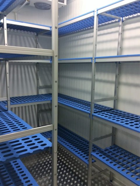 Regał aluminiowy - magazynowy - zastosowanie