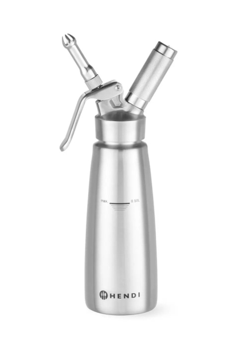 Syfon do bitej śmietany, Profi Line, 0,5L, ⌀85x(H)235mm - HENDI Syfon do bitej śmietany, Profi Line, 0,5L, ⌀85x(H)235mm - HENDI