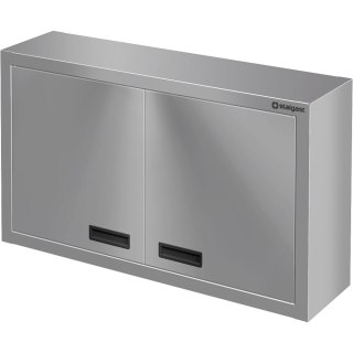 Szafka stalowa wisząca, drzwi skrzydłowe, 1200x400x600 mm