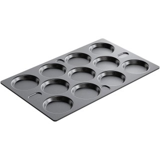 Blacha nieprzywierająca na omlety i placki na 11 sztuk, GN 1/1