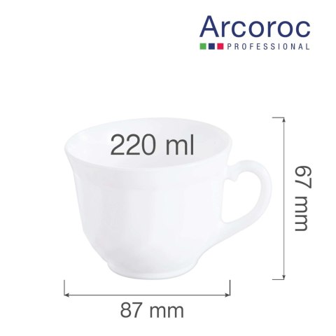 Filiżanka Trianon 220 ml, 87 mm, h - 67 mm Arcoroc