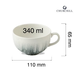 Filiżanka do cappuccino Tide Black, 340ml Churchill