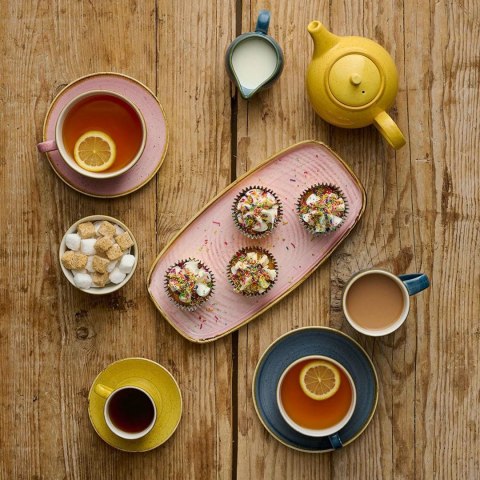 Filiżanka do espresso Stonecast Petal Pink, 90ml Churchill