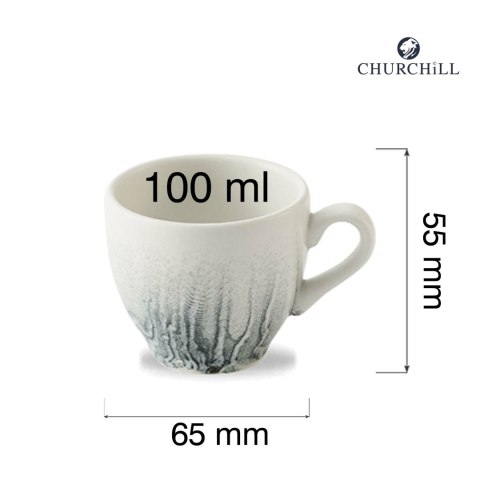 Filiżanka do espresso Tide Black, 100ml Churchill