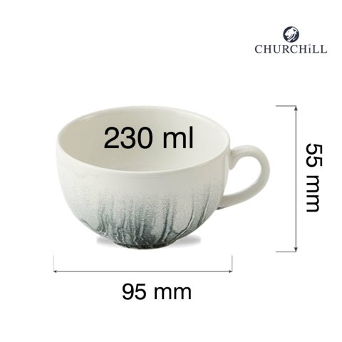 Filiżanka do kawy i herbaty Tide Black, 230ml Churchill