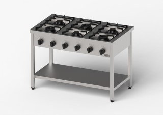 Kuchnia gazowa, Gredil, skręcana, 1200x700x850 mm, P 37.5 kW, G30/37 mbar