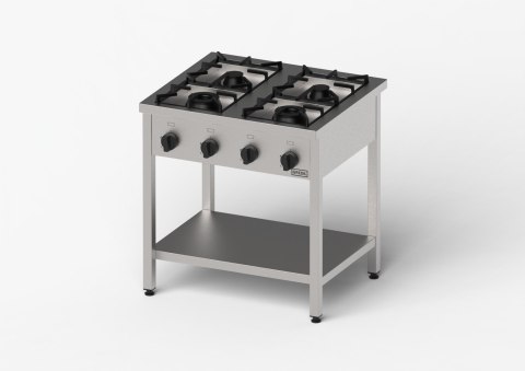 Kuchnia gazowa, Gredil, skręcana, 800x700x850 mm, P 21 kW, G20/20 mbar