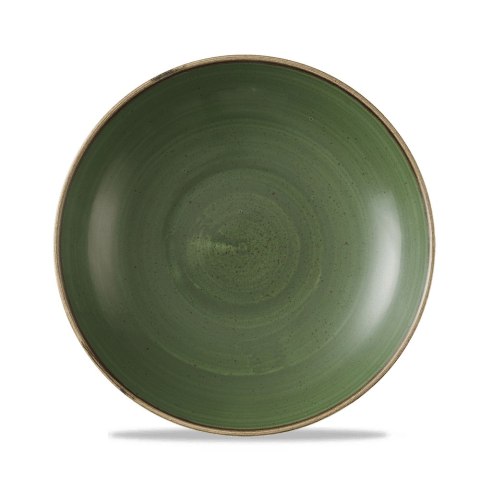 Miska coupe Stonecast Sorrel Green, 250mm Churchill
