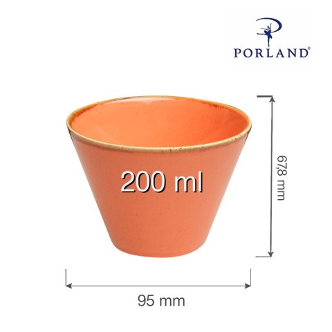 Miska stożkowa Amber 200 ml Porland