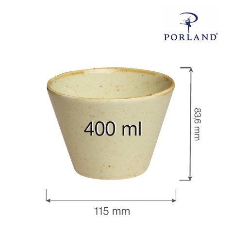 Miska stożkowa Sun 400 ml Porland