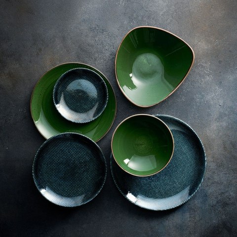 Miska trójkątna Stonecast Sorrel Green, 240mm Churchill