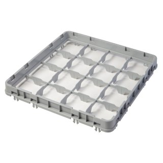 Nadstawka do koszy Half Drop 500x500 mm szara, model E2, 16 przegródek, Cambro CAMBRO