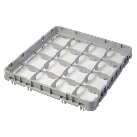 Nadstawka do koszy Half Drop 500x500 mm szara, model E2, 16 przegródek, Cambro CAMBRO