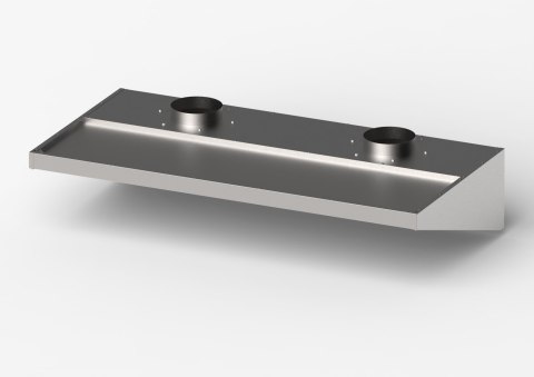 Okap do niskich pomieszczeń, skręcany, Gredil, 2010x1000x400 mm