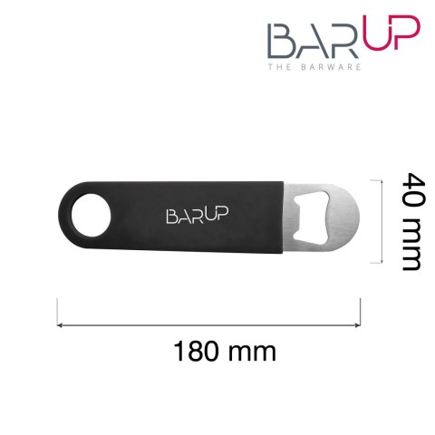 Otwieracz do butelek, BarUp, czarny 180x40mm Bar Up