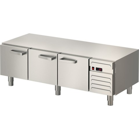 Podstawa chłodnicza, linia "700", 1600x650x600 mm, 3 drzwiowa, GN 1/1