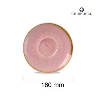 Spodek do filiżanki do kawy i herbaty Stonecast Petal Pink, 156mm Churchill